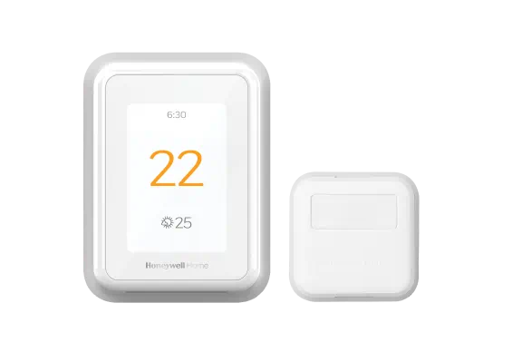 Model of Honeywell Home T9 Smart Thermostat with Smart Room Sensor